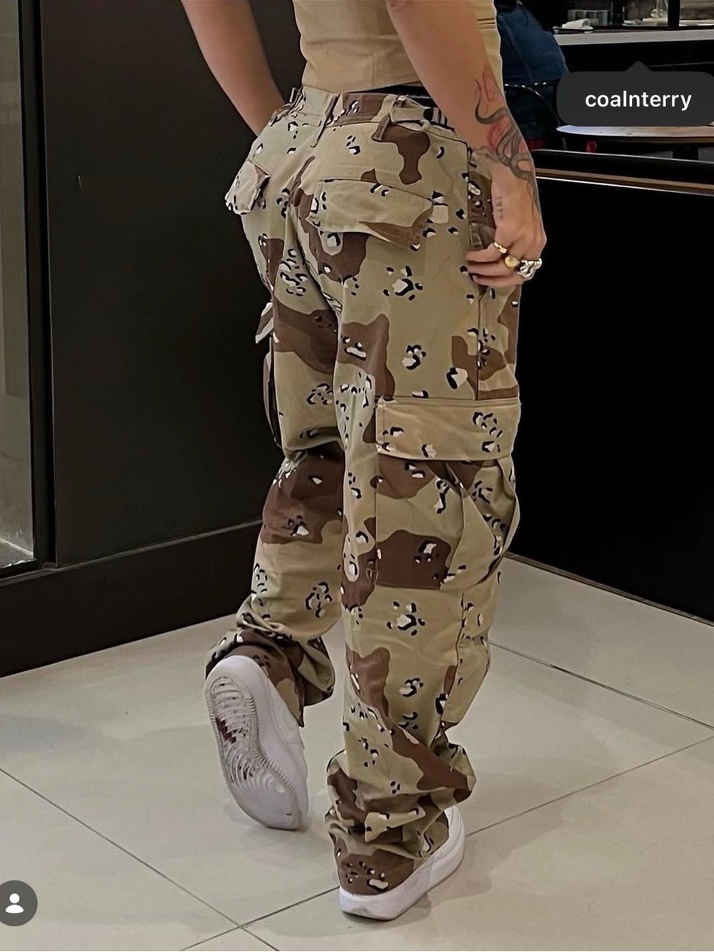 Coal & terry Desert Camo Cargo Pants